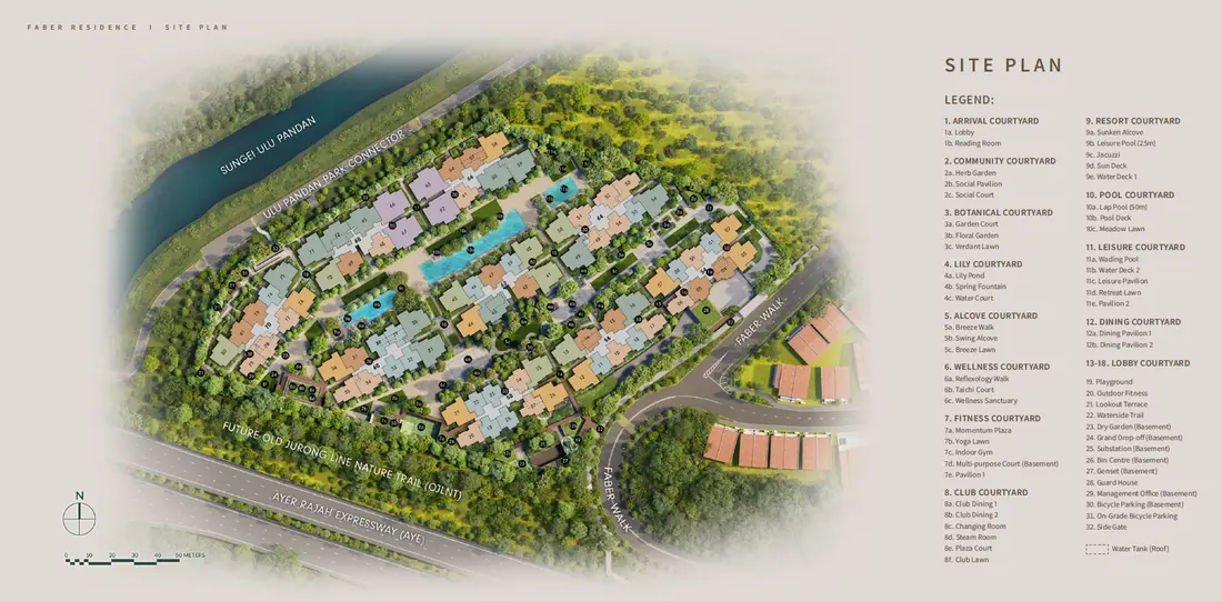 Faber Residence site plan